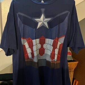 Marvel Navy Graphic Tee